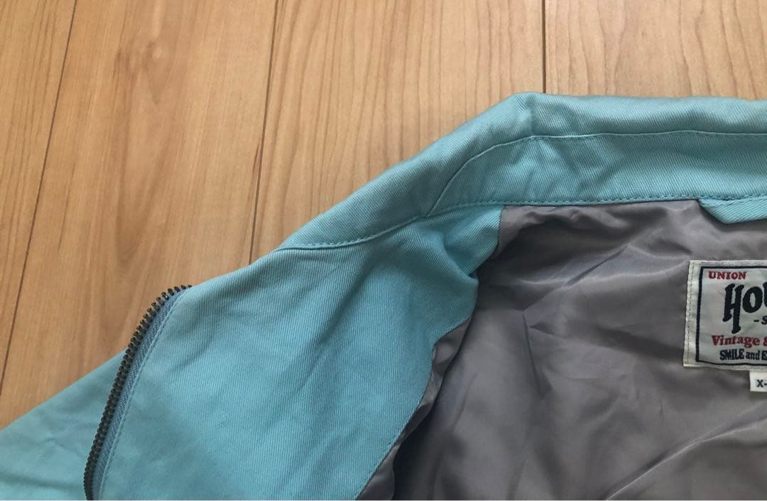 美品！HOUSTON コットンベトナムジャケット 虎／ベトジャン 刺繍スーベニア