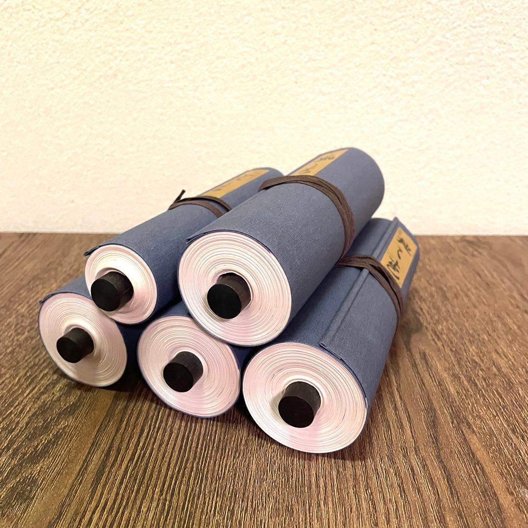 兵法五輪書　宮本武蔵 著　原寸巻子本 五巻揃 復刻版/講談社/武術秘伝書