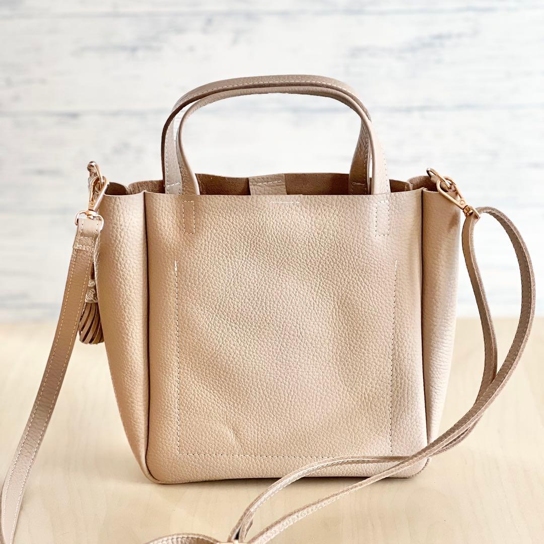 トート型本革ショルダーバッグ TB602-023