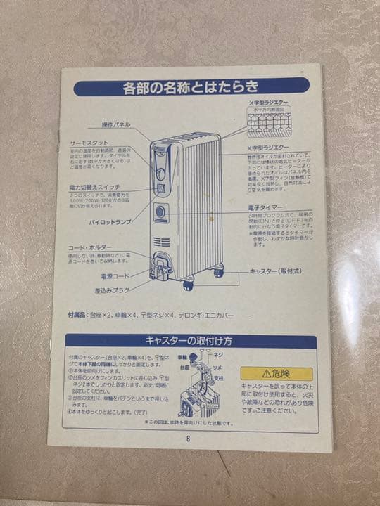 電気ヒーター DeLonghi 071221TEC