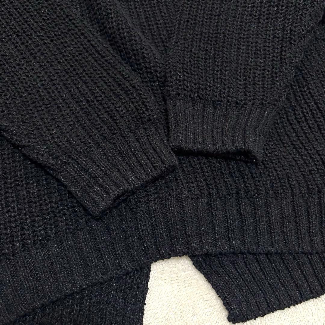 MUSE ドゥーズィエムクラス Lily Linen アゼプルオーバー　黒