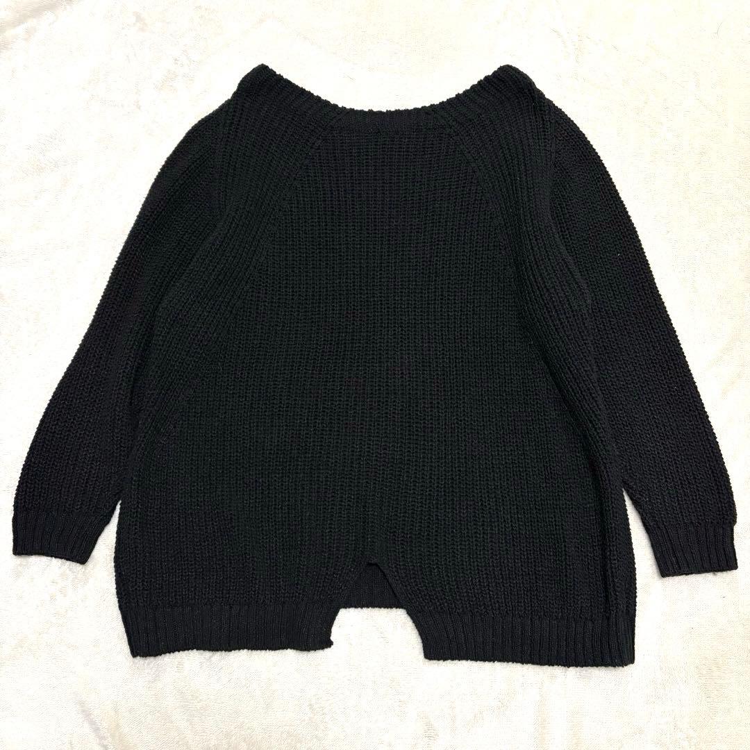 MUSE ドゥーズィエムクラス Lily Linen アゼプルオーバー　黒