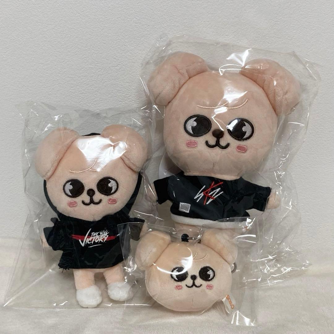 skzoo パピーエム ぬいぐるみ フェイスキーリング セット