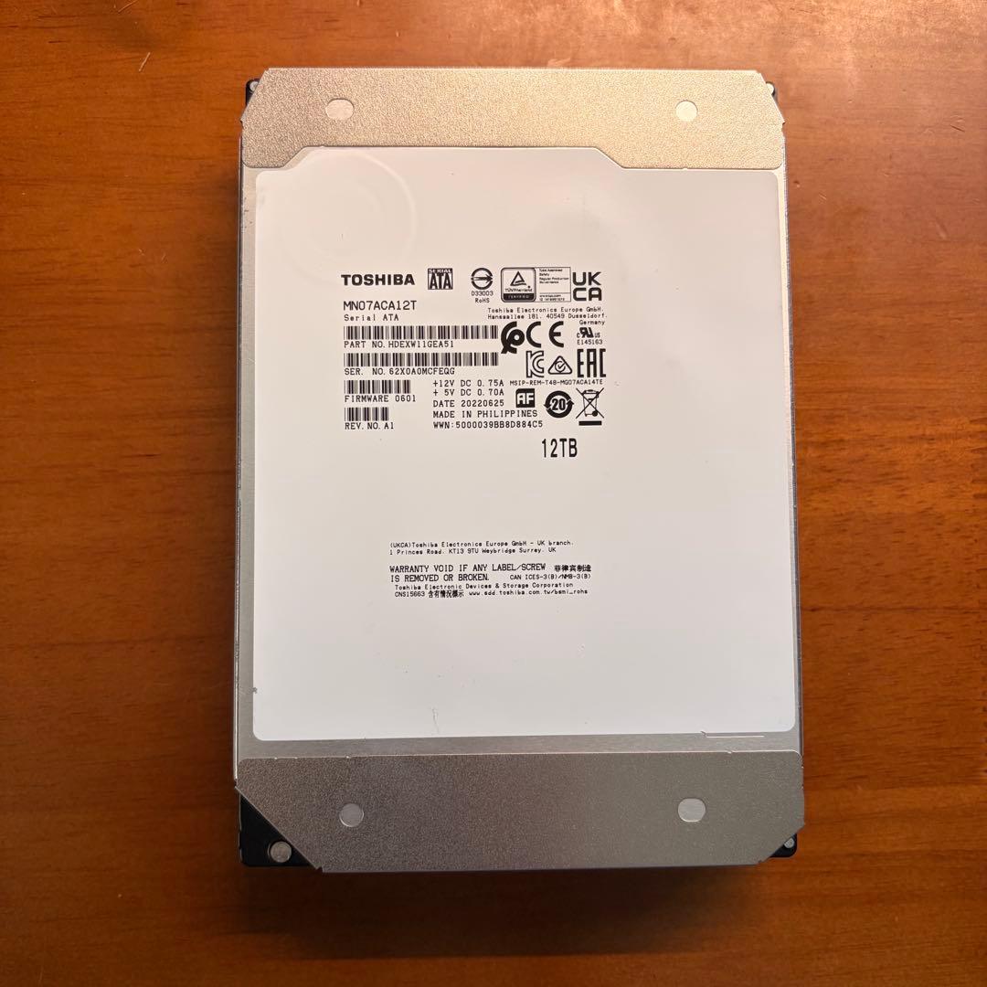 TOSHIBA MNシリーズ 12TB NAS向け