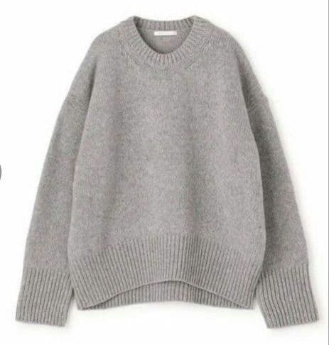 GALERIE VIE ファインウール クルーネックプルオーバー S