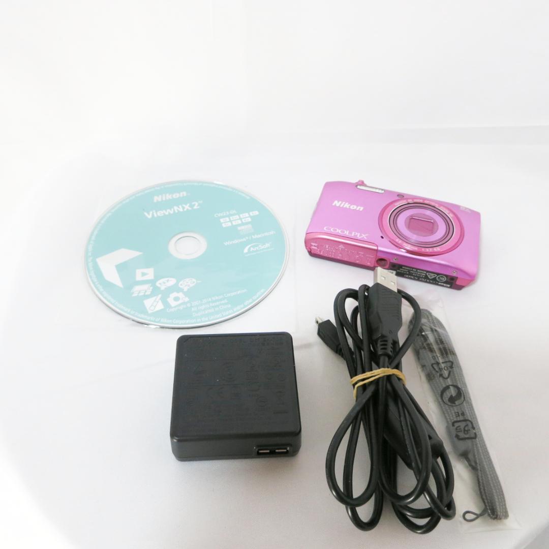 Nikon COOLPIX S3600 ピンク コンパクトデジタルカメラ