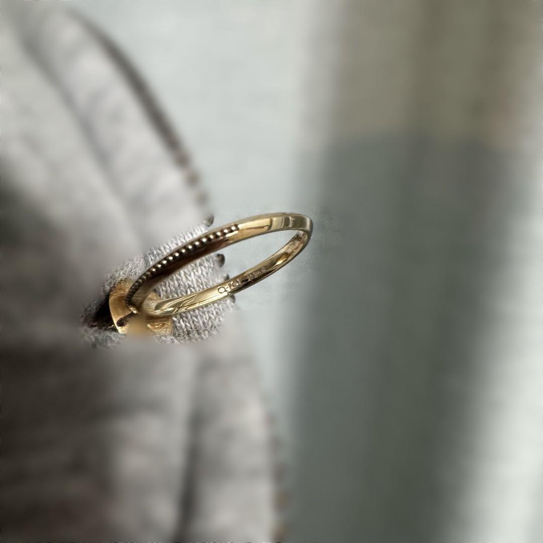 Q-pot K10 ティーカップリング　7号　Lounge