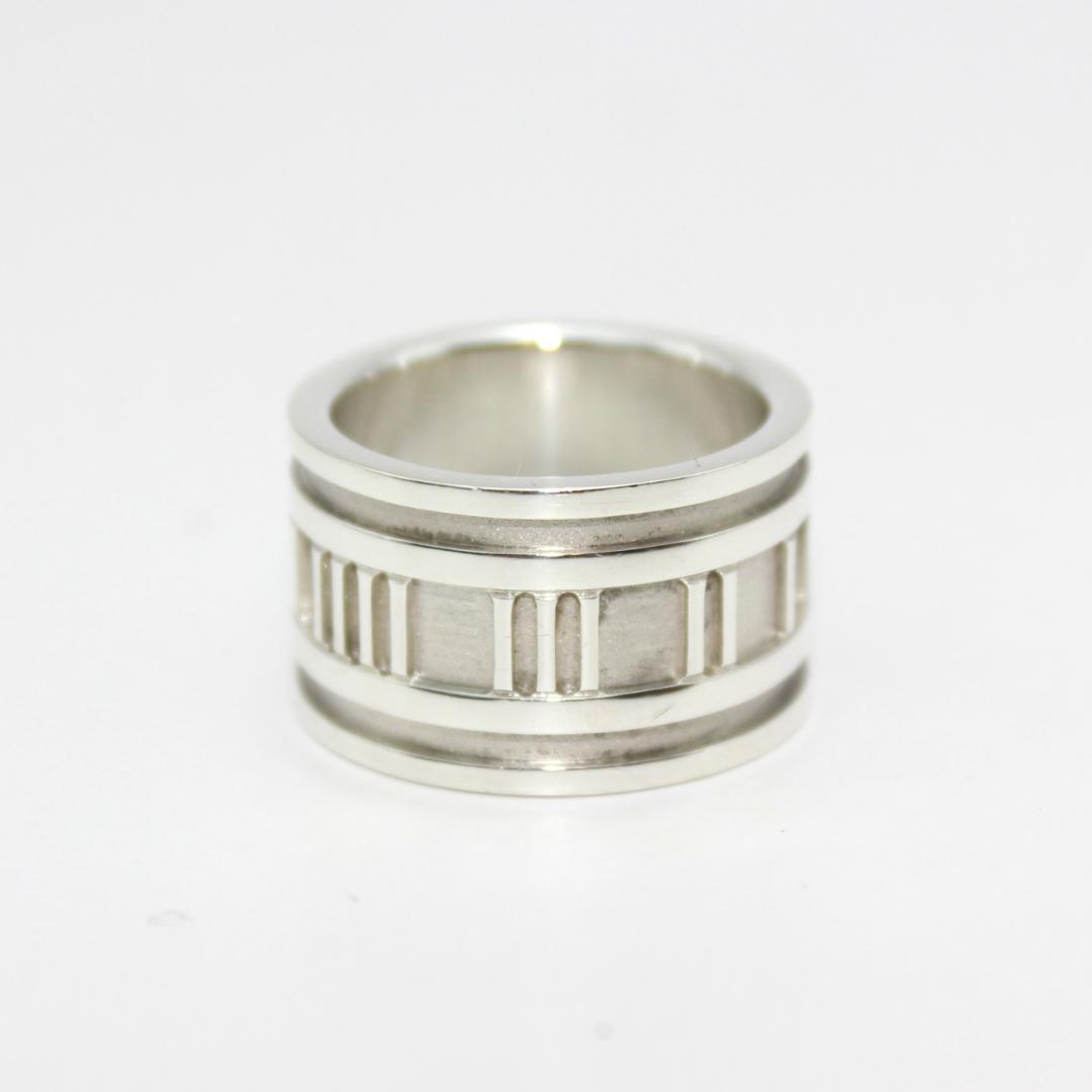 美品 Tiffany&Co. ティファニー アトラス ワイド リング 指輪10号