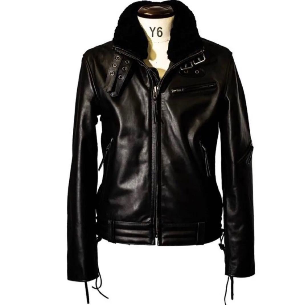 高機能防寒仕様　L リューグーレザーズ シングルライダースジャケット　ブラック