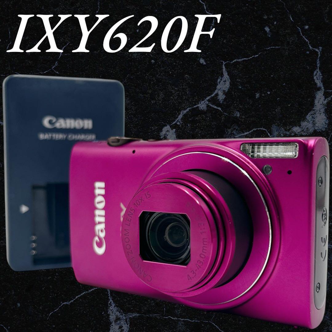 ✨極美品 動作確認済✨ Canon IXY620F オールドコンデジ ピンク