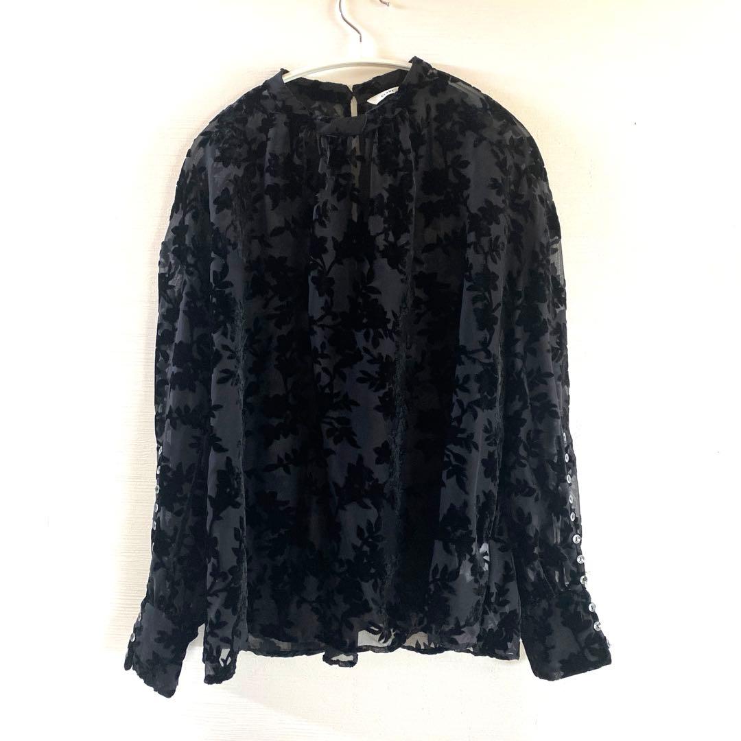 CLANE♡￥32,000 フラワーオパールバルーントップス クラネ