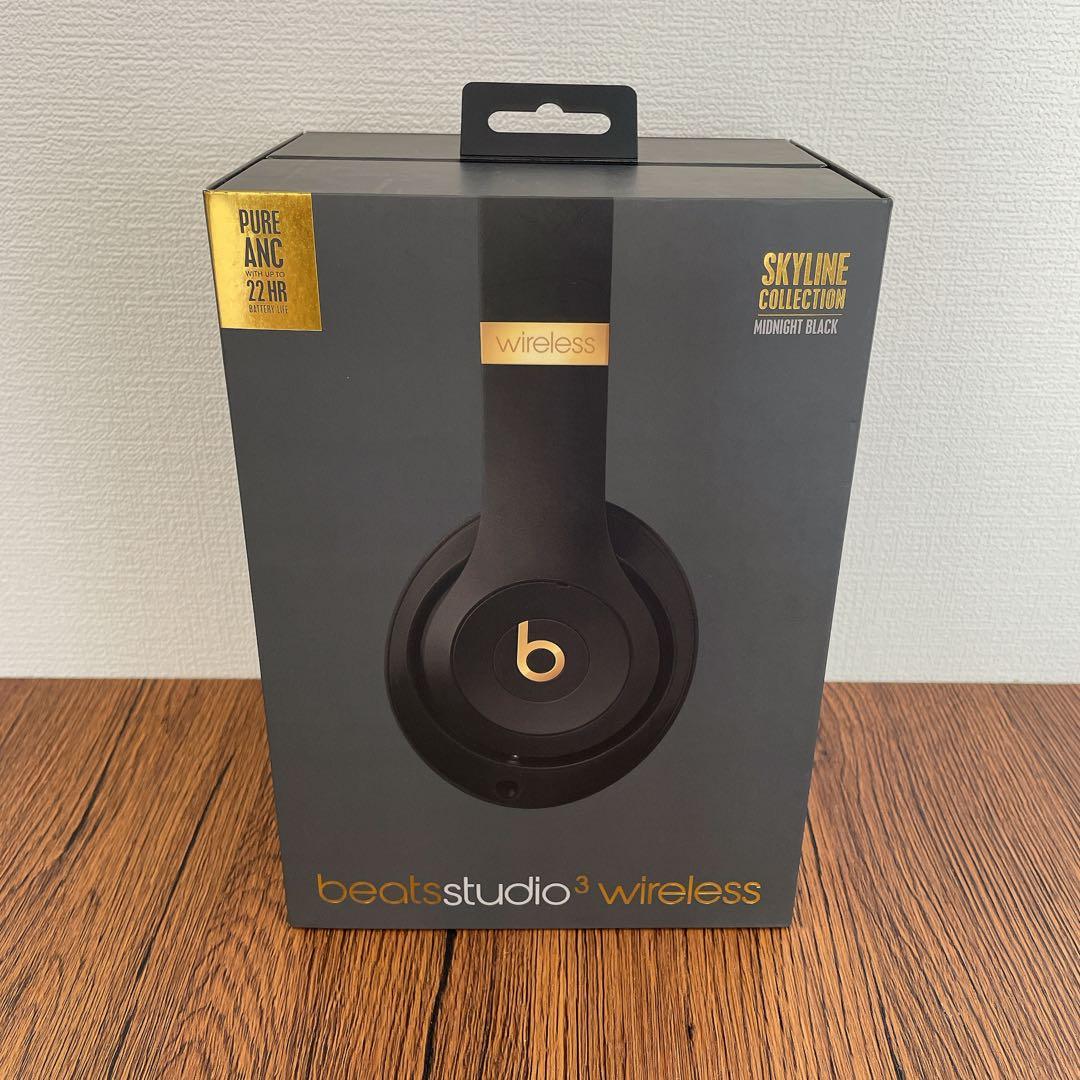 動作品☆ BEATS STUDIO3 WIRELESS ミッドナイトブラック