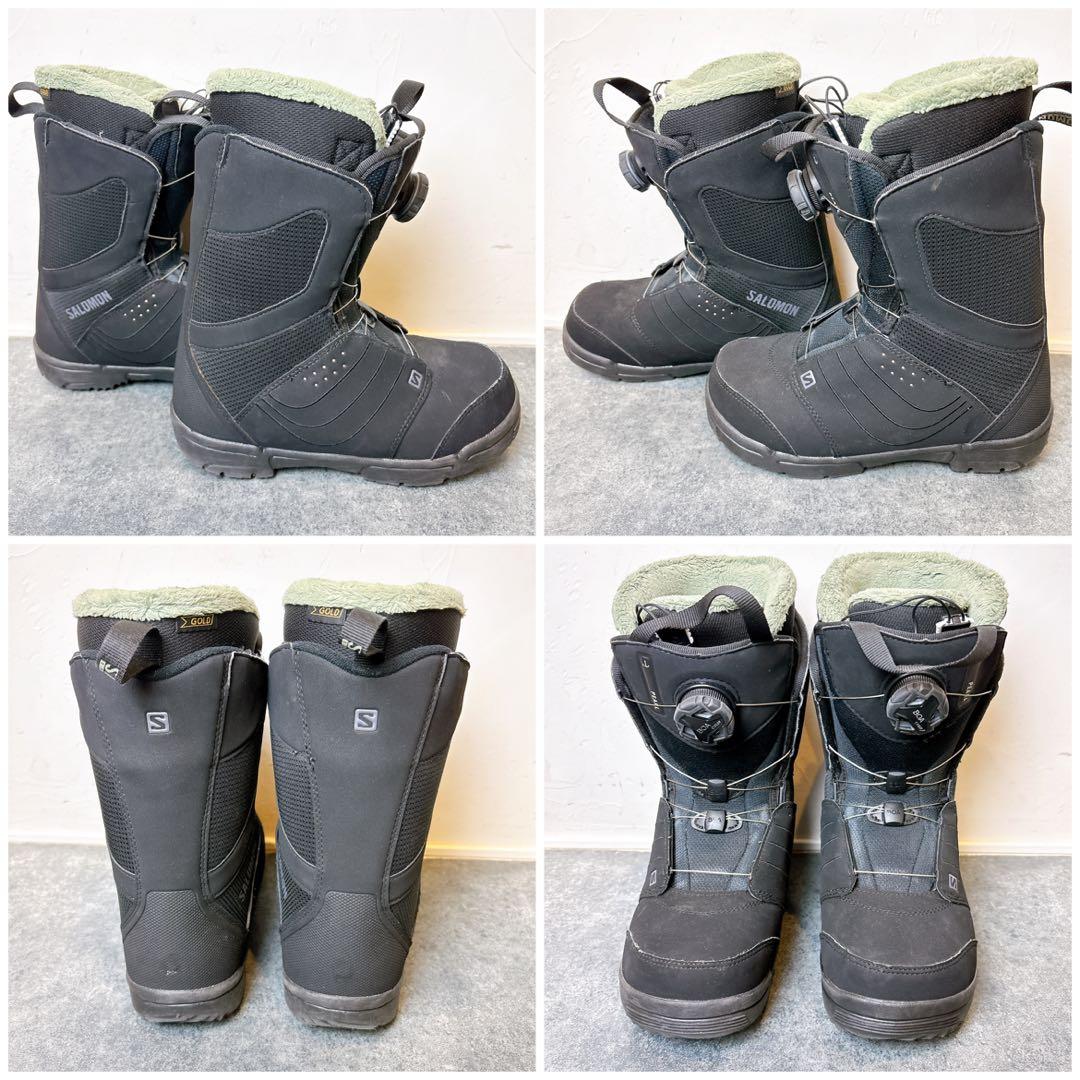 【美品】サロモン×FLUX レディース スノーボード 139cm ブーツなし