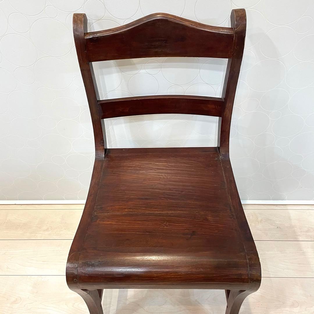 木製チェア アンティーク調 椅子 猫脚風 ヴィンテージ　レトロ　クラシカル