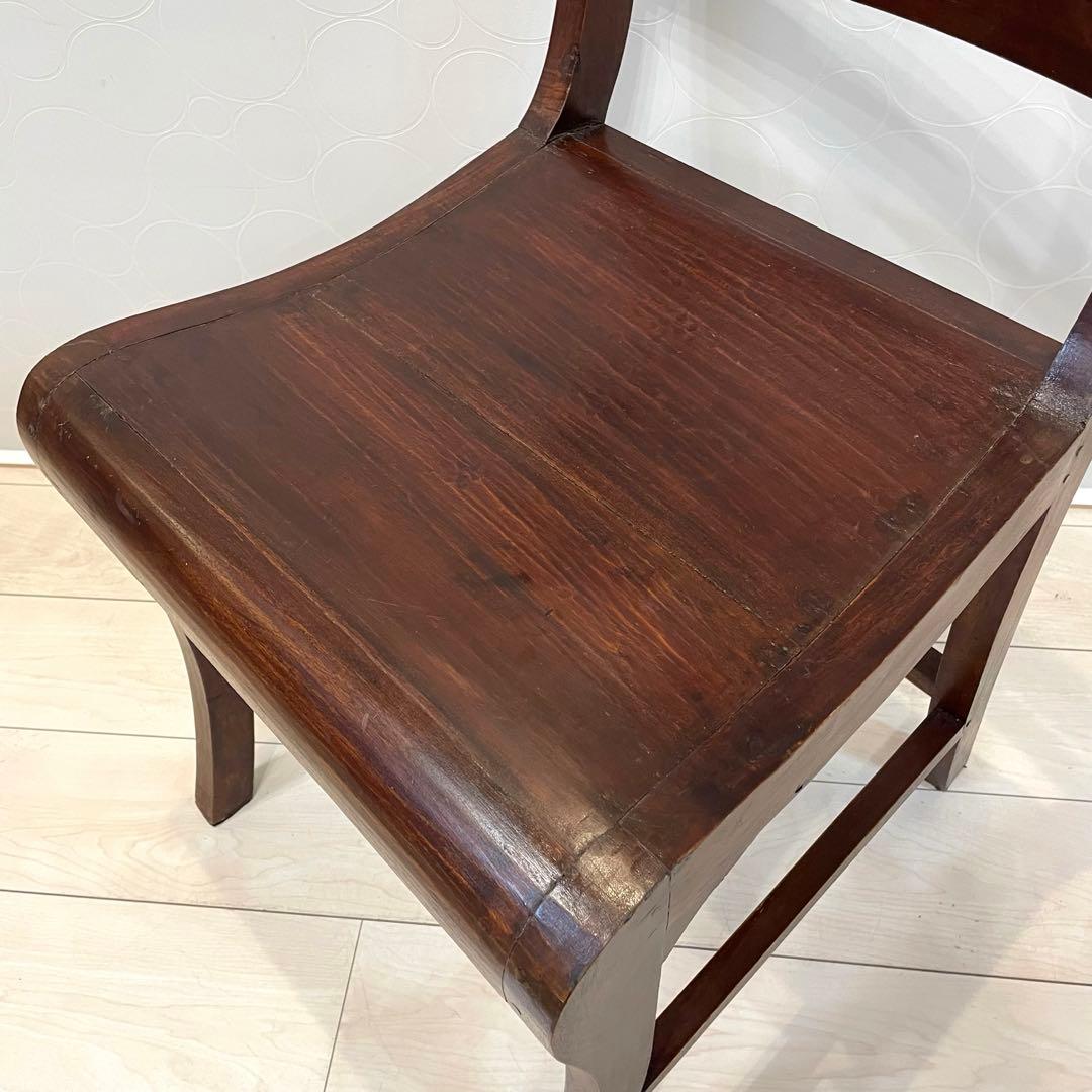 木製チェア アンティーク調 椅子 猫脚風 ヴィンテージ　レトロ　クラシカル