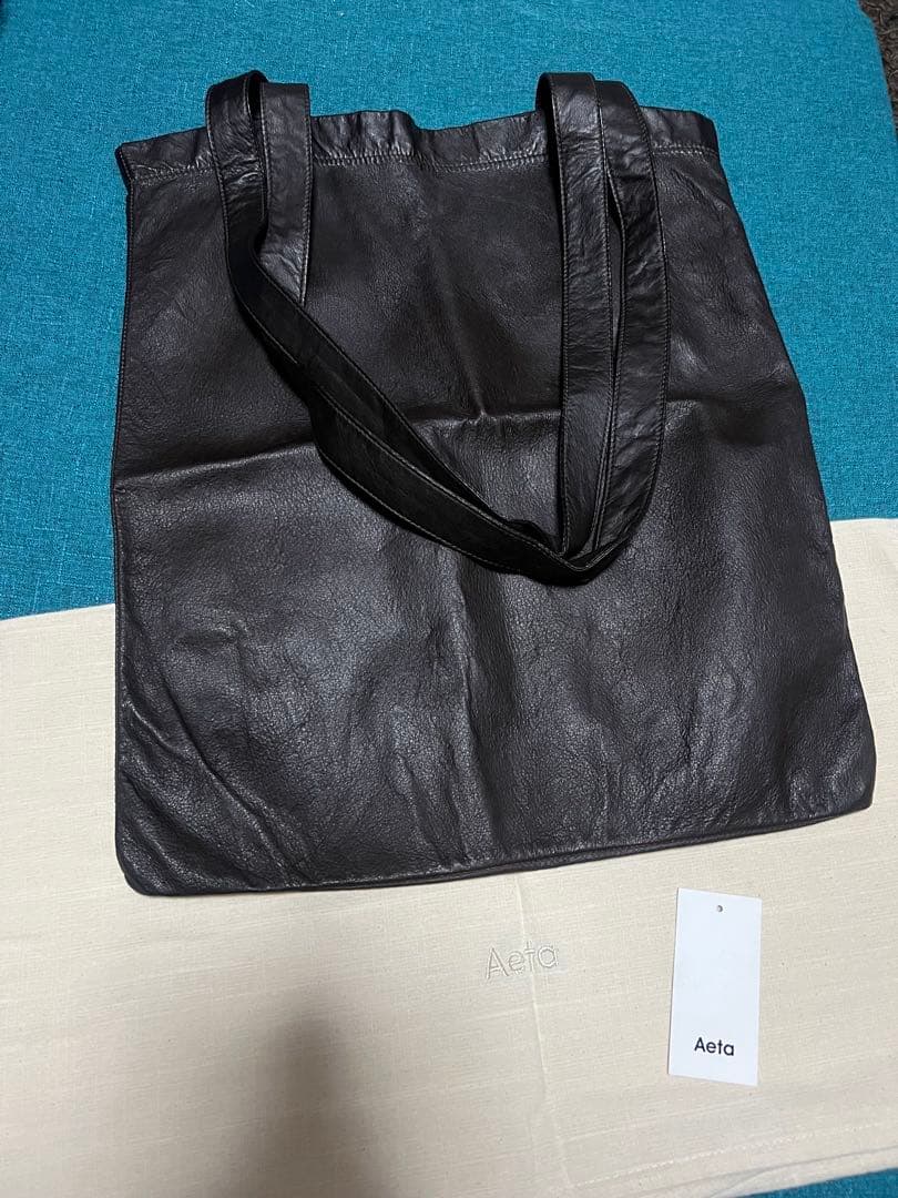 アエタaetbレザートートバッグ ディアスキン