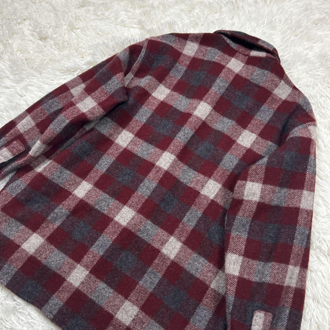 70s 白タグ　美品　ウールリッチ　CPOシャツジャケット　バッファローチェック