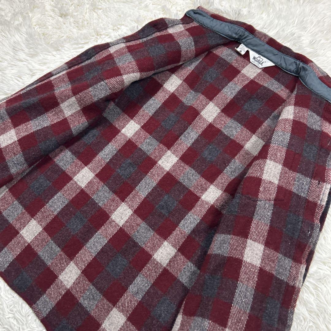 70s 白タグ　美品　ウールリッチ　CPOシャツジャケット　バッファローチェック