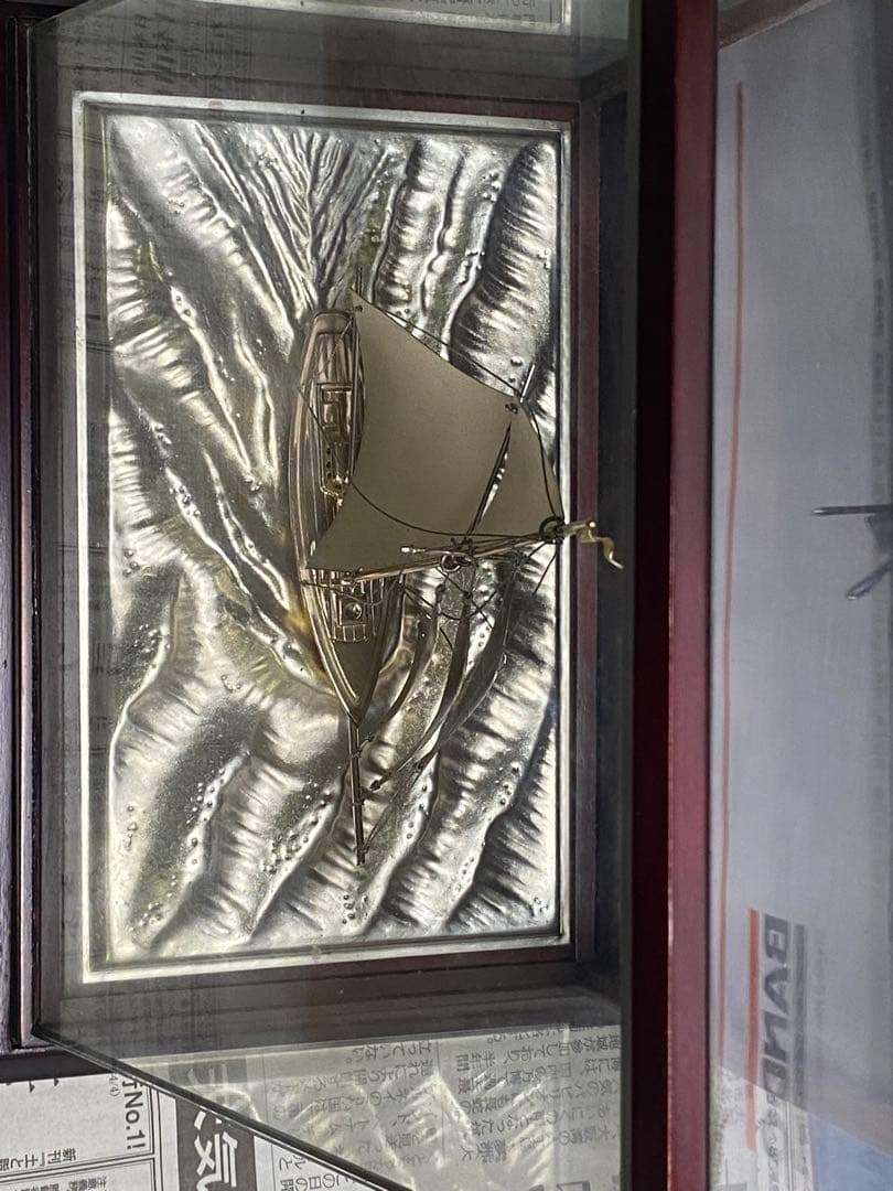 銀製　ヨット　船　1隻