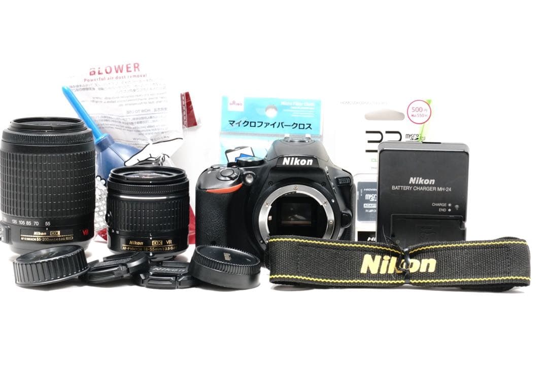 Nikon D5500 スマホ転送 初心者大歓迎 手振れ補正付き 一眼レフ