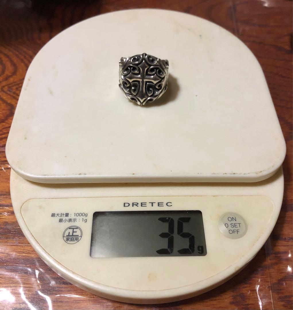 最終値下げ ２月６日まで ディールデザイン クロスシルバーリング １９号