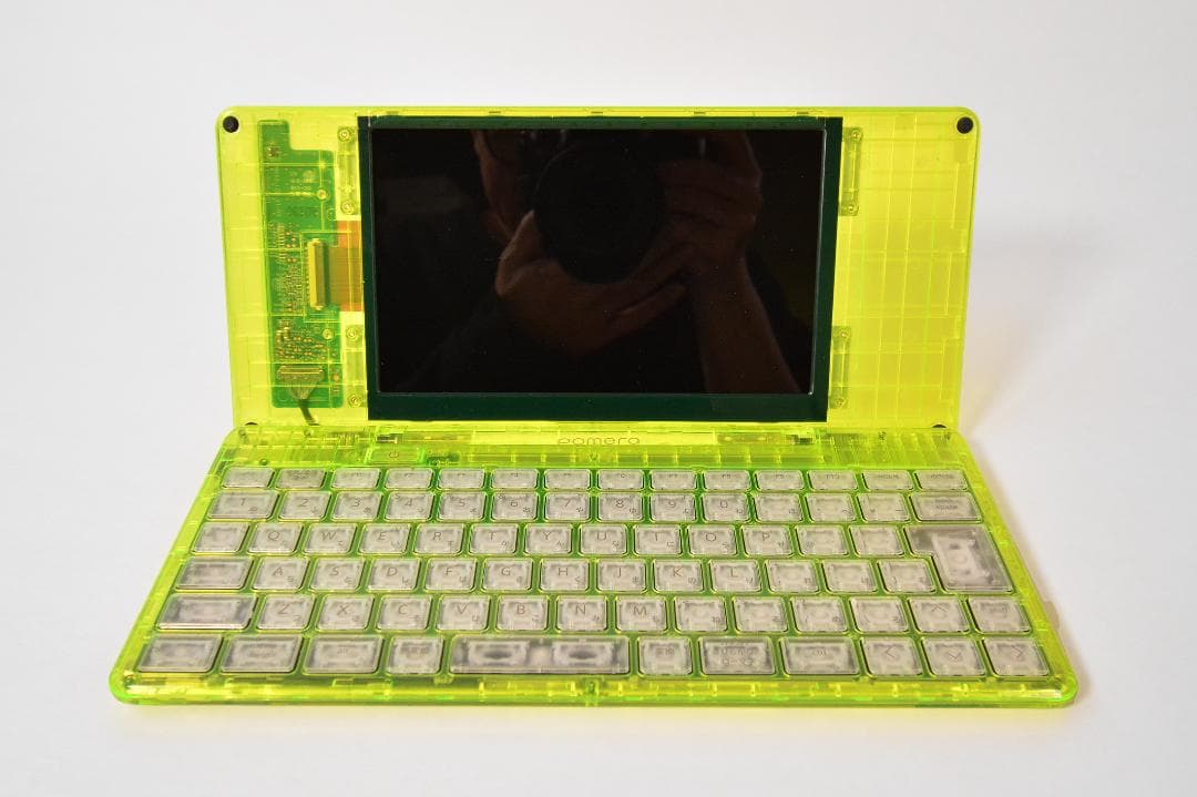 ポメラ DM250XY Crystal Neon Yellow