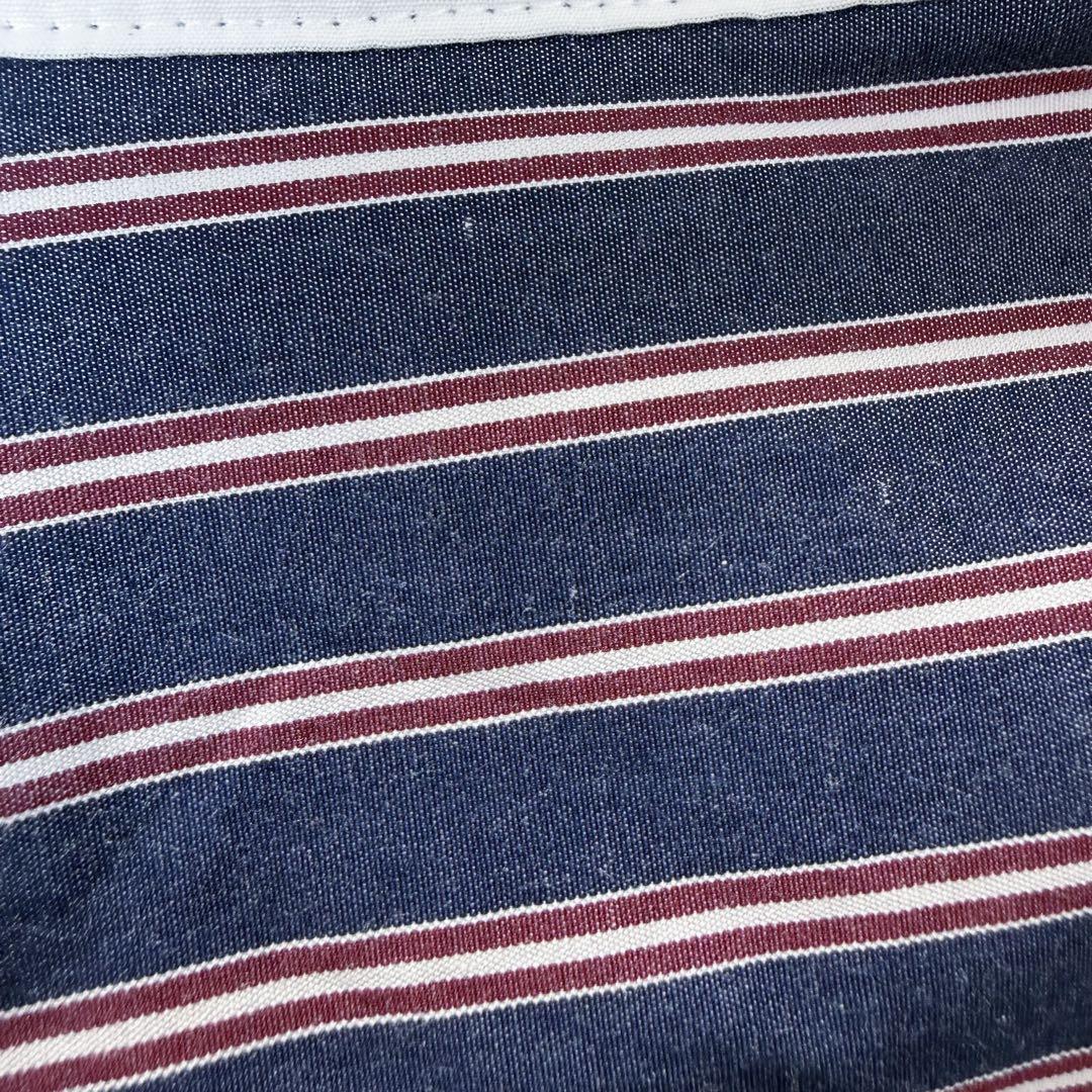 ヴィヴィアンウエストウッド　ストライプ　丸襟　長袖シャツ　オーブ刺繍