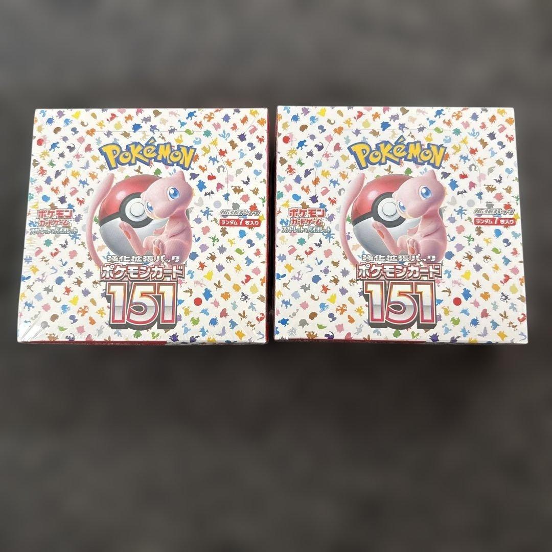 k*k様 ポケモンカード151 ボックス ミュウツーシュリンク付き　2BOX