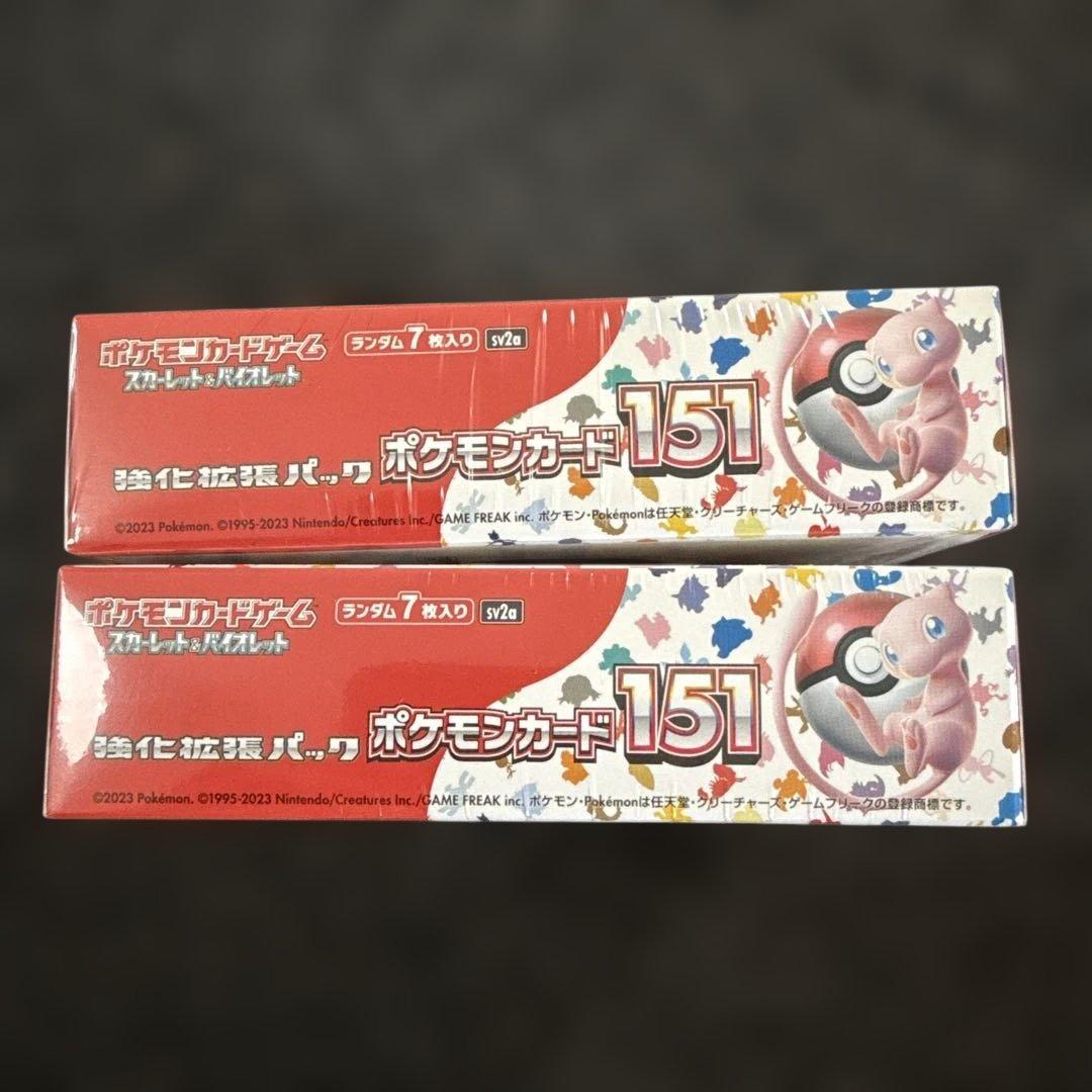 k*k様 ポケモンカード151 ボックス ミュウツーシュリンク付き　2BOX