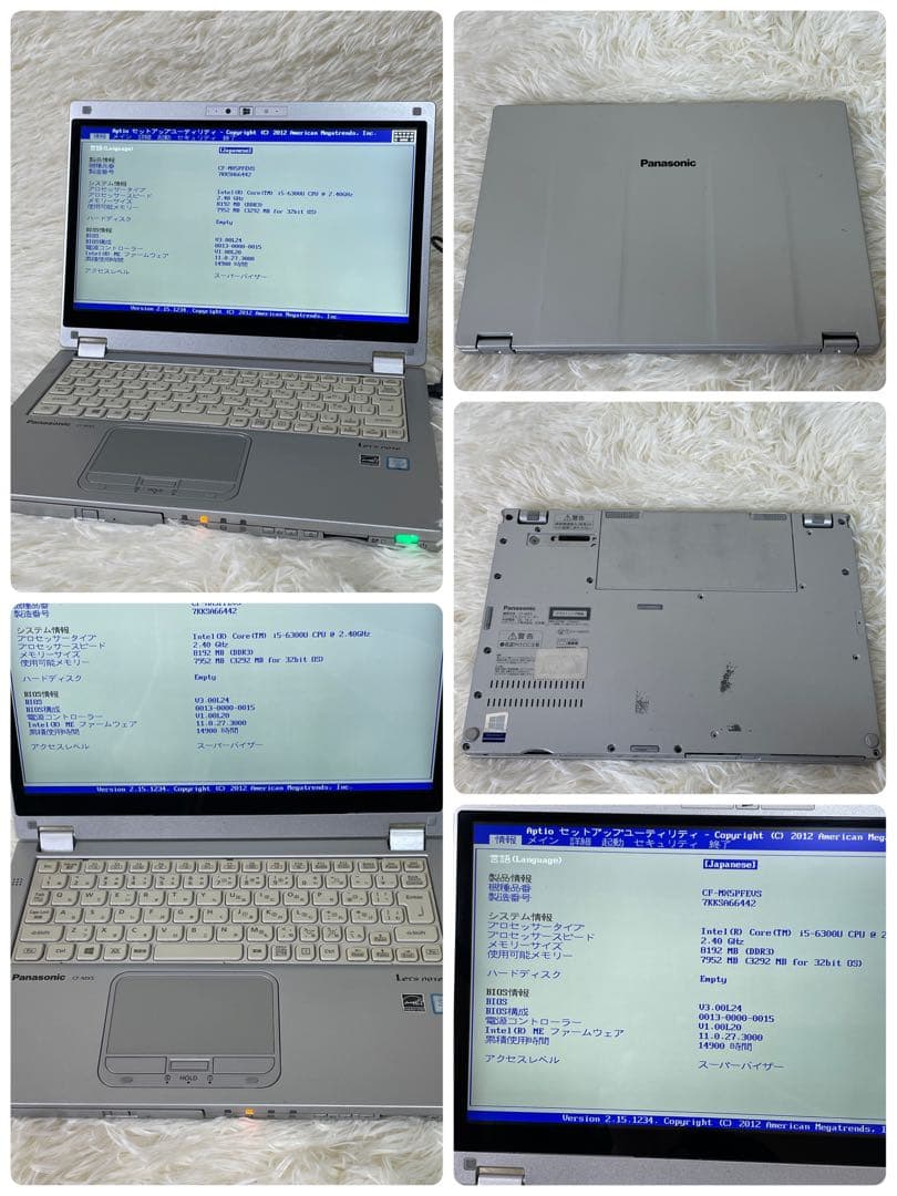 【ジャンク】Panasonic CF-MX5 6台セット