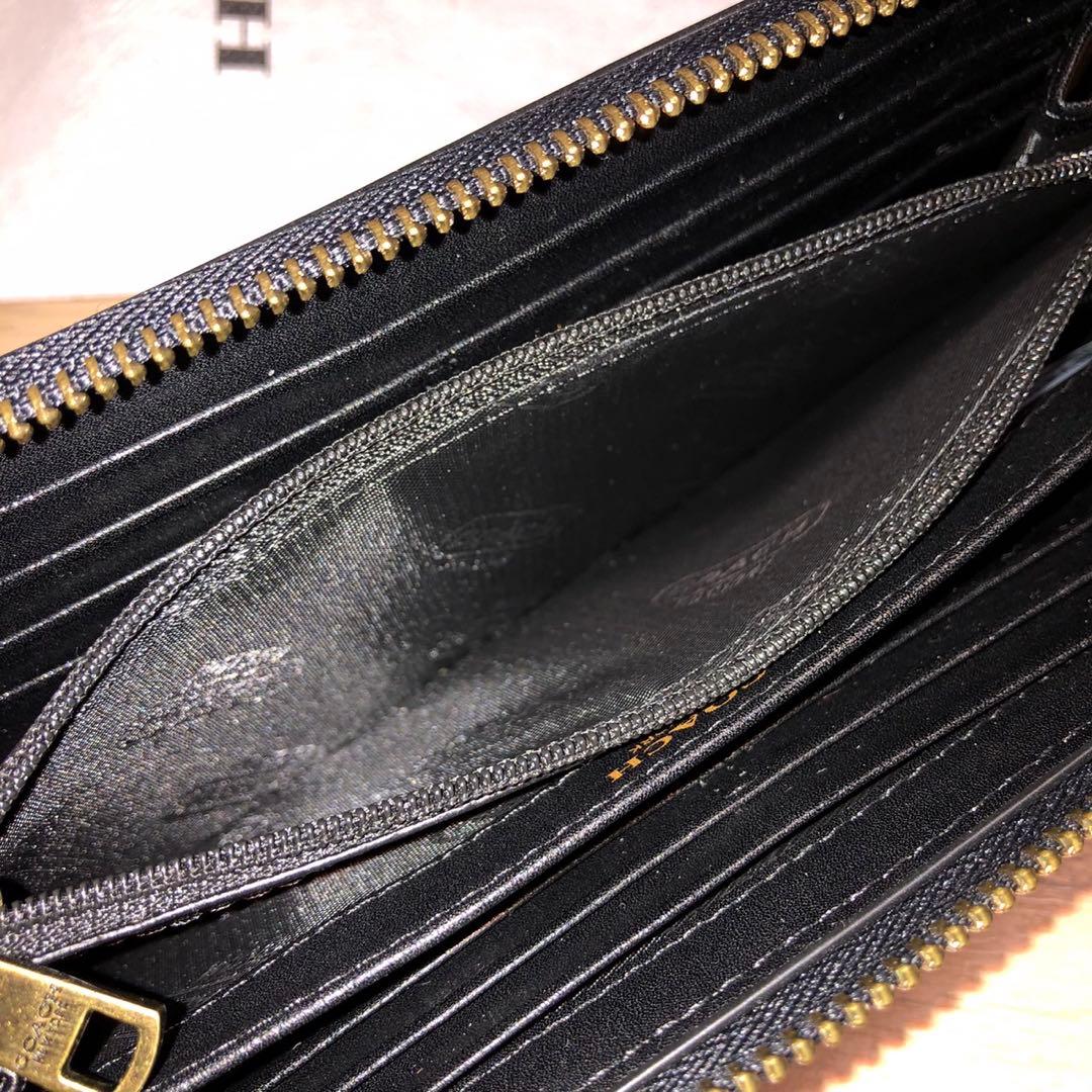 米*進様 COACH シグネチャー　ブラック 長財布