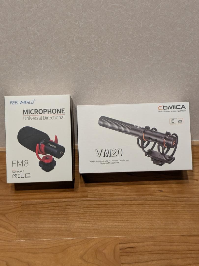 COMICA VM20 & FEELWORLD FM8 マイクセット