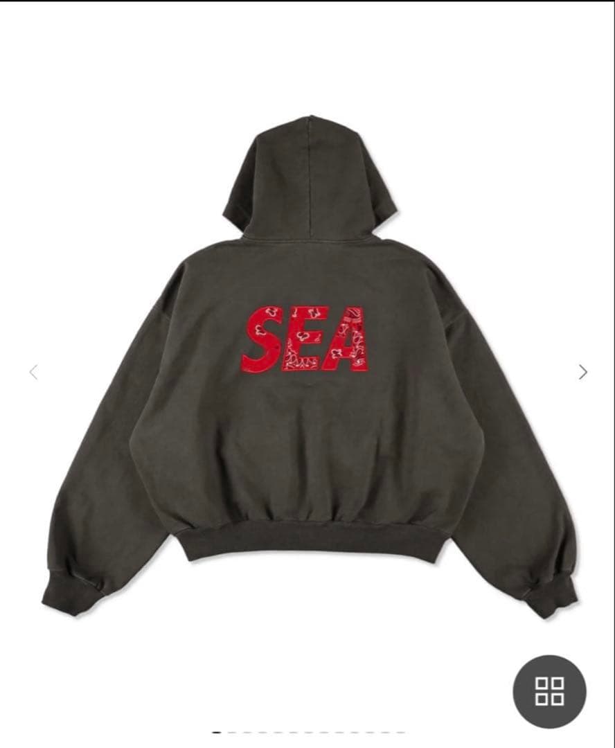 トップス WINDANDSEA Bandana Zip Up Sweatshirt