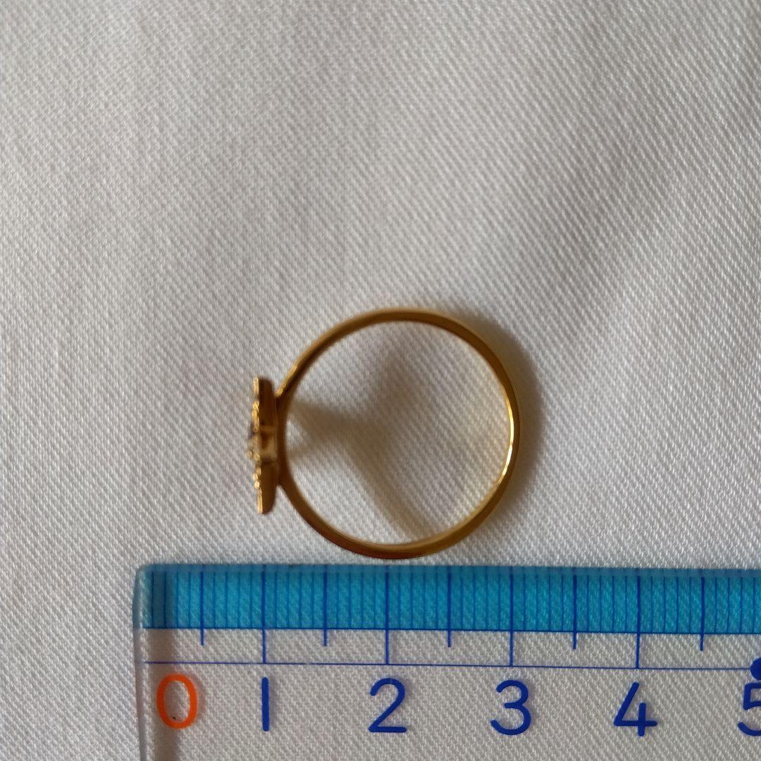 【うーしゃん】 シャンパンカラーダイアモンド 18KYGスターリング