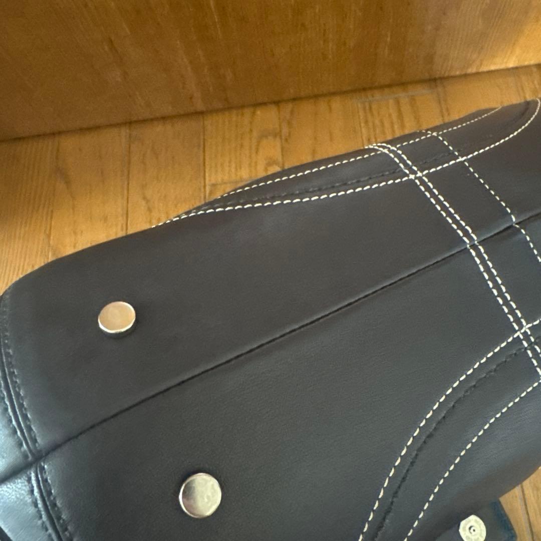 正規品 コーチ coach ハンドバック トートバッグ オールレザー　 黒