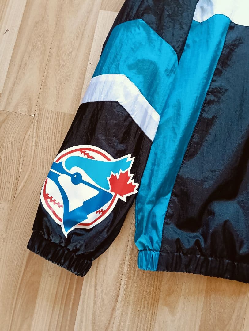 ミッチェルアンドネス MLB トロント ブルージェイズ フード付きジャケットXL