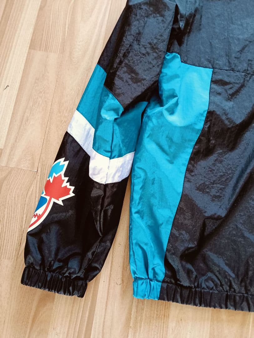 ミッチェルアンドネス MLB トロント ブルージェイズ フード付きジャケットXL