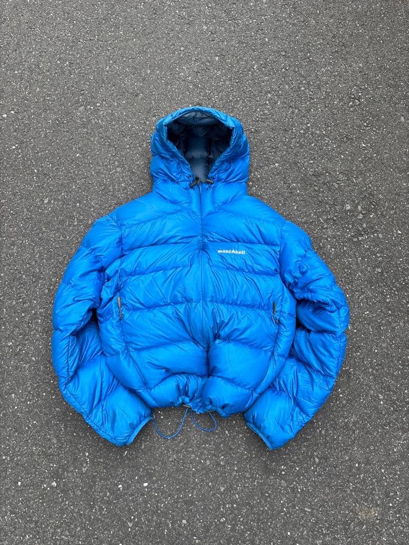 mont-bell ライトアルパインダウン パーカ 90s 00s ブルー