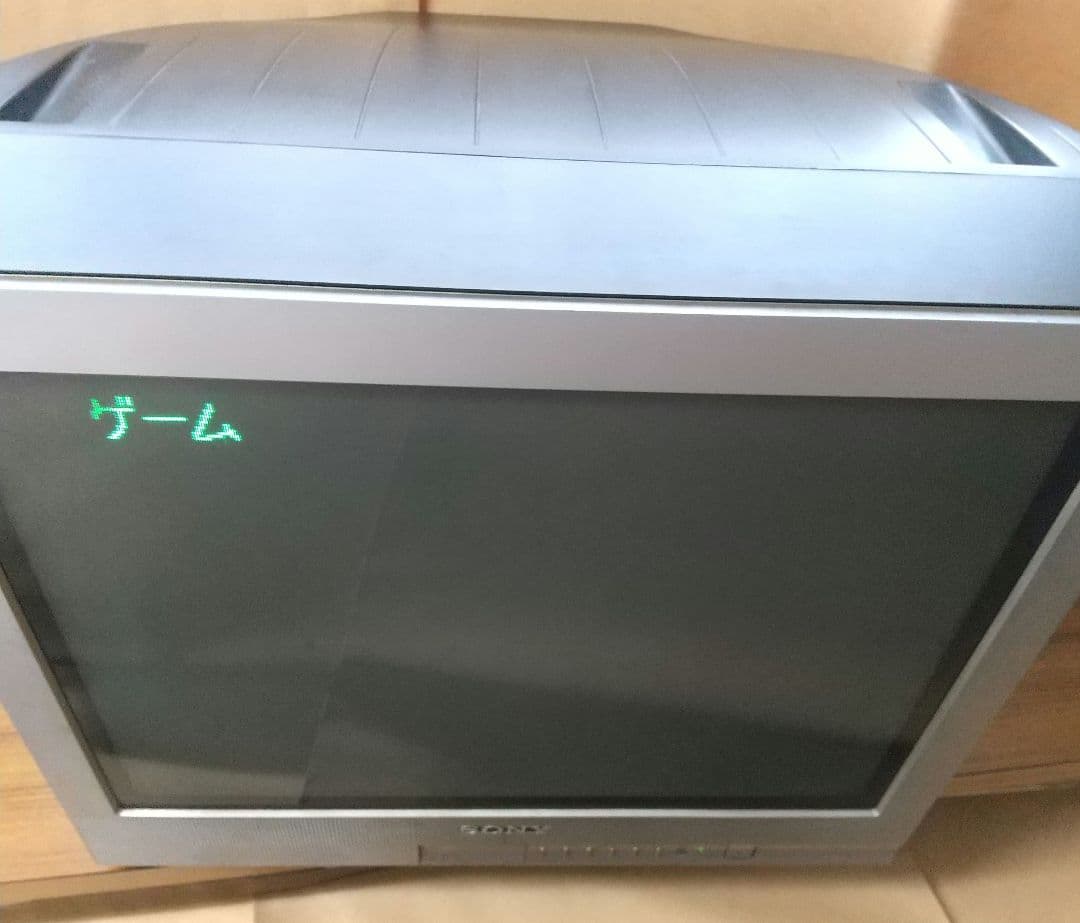 SONY トリニトロン ブラウン管テレビ 21型 ＋ビデオ用コード