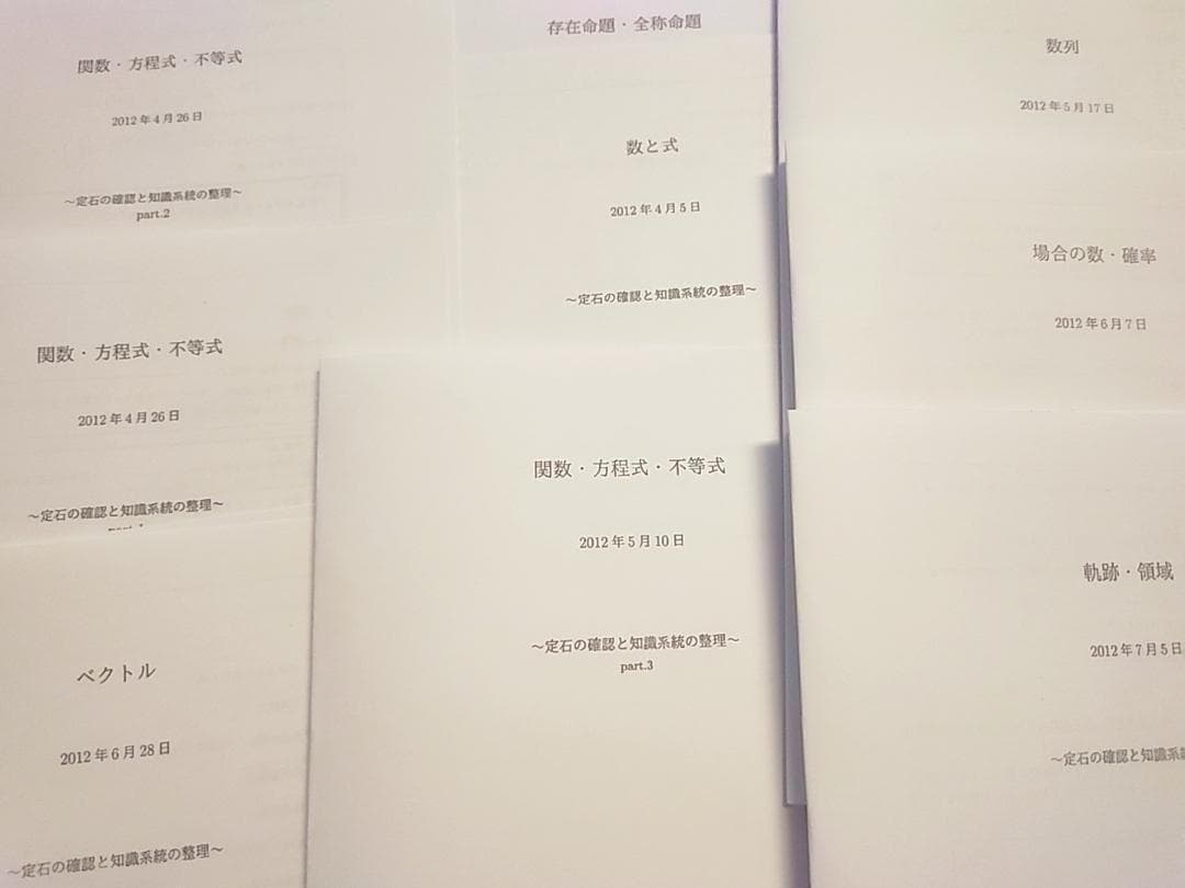 専用　定石の確認と知識系統の整理