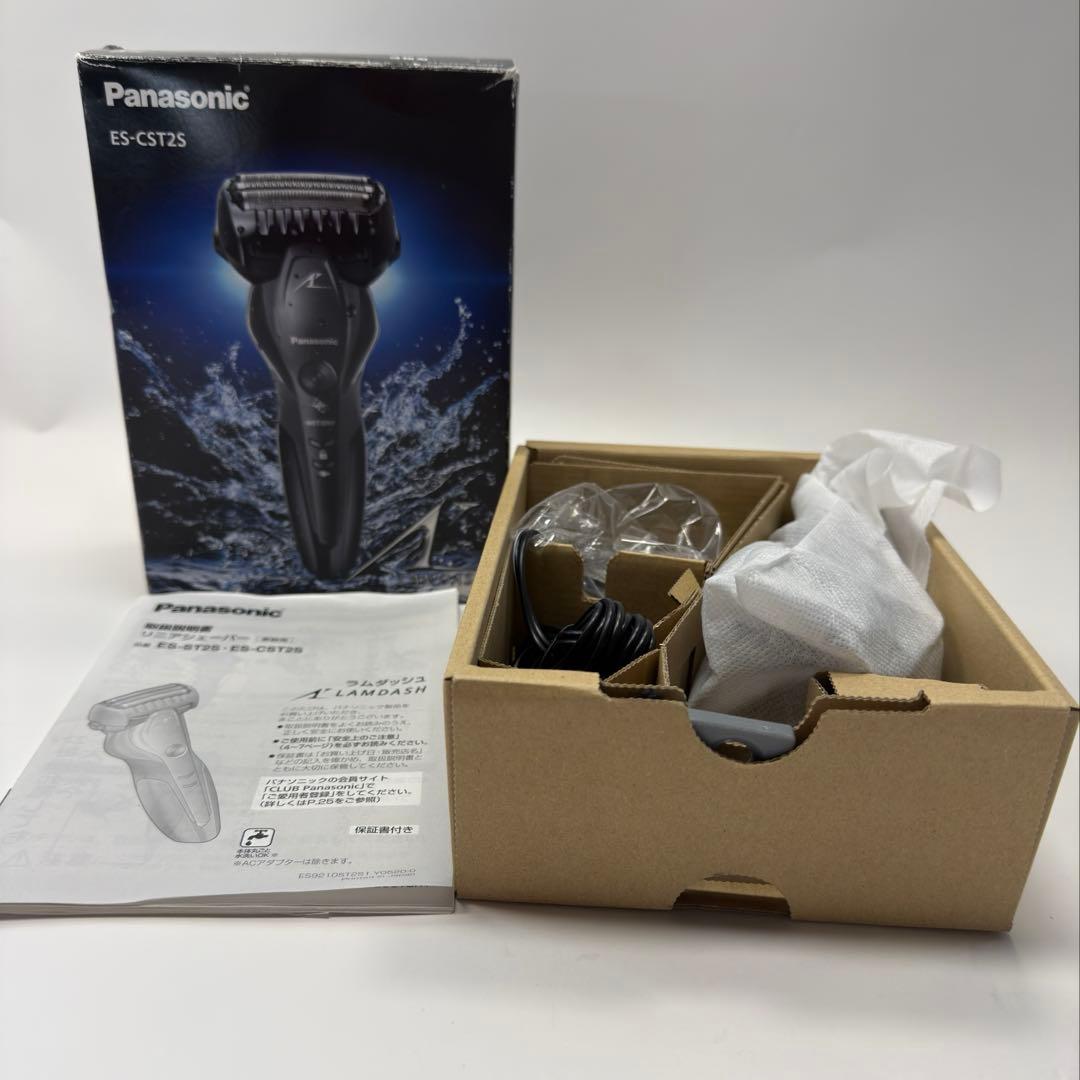 パナソニック ラムダッシュ メンズシェーバー 黒 ES-CST2S-K