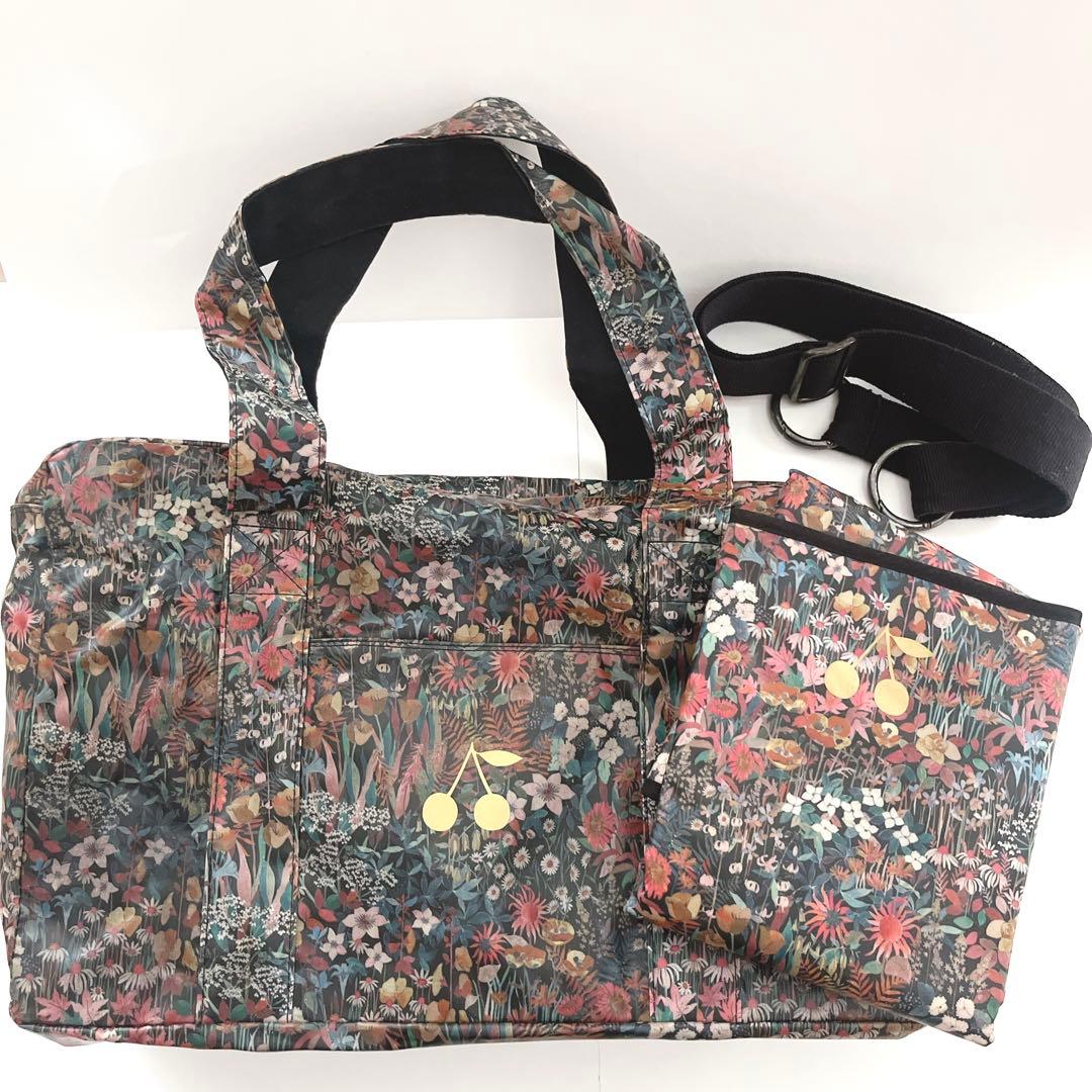 【未使用】ボンポワン　マザーズバッグ　ボストンバッグ