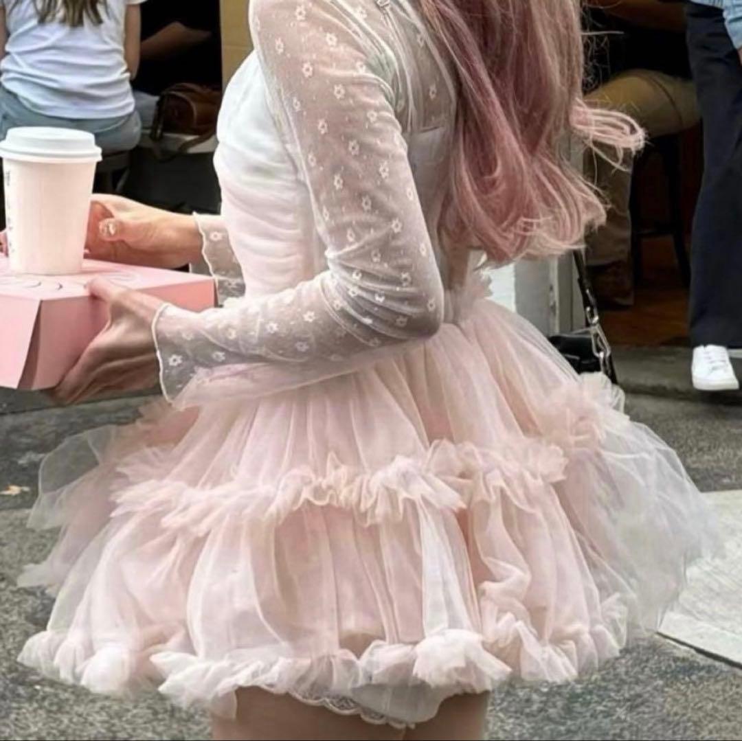 Treat ürself バレリーナフェアリーチュールペプラムトップス