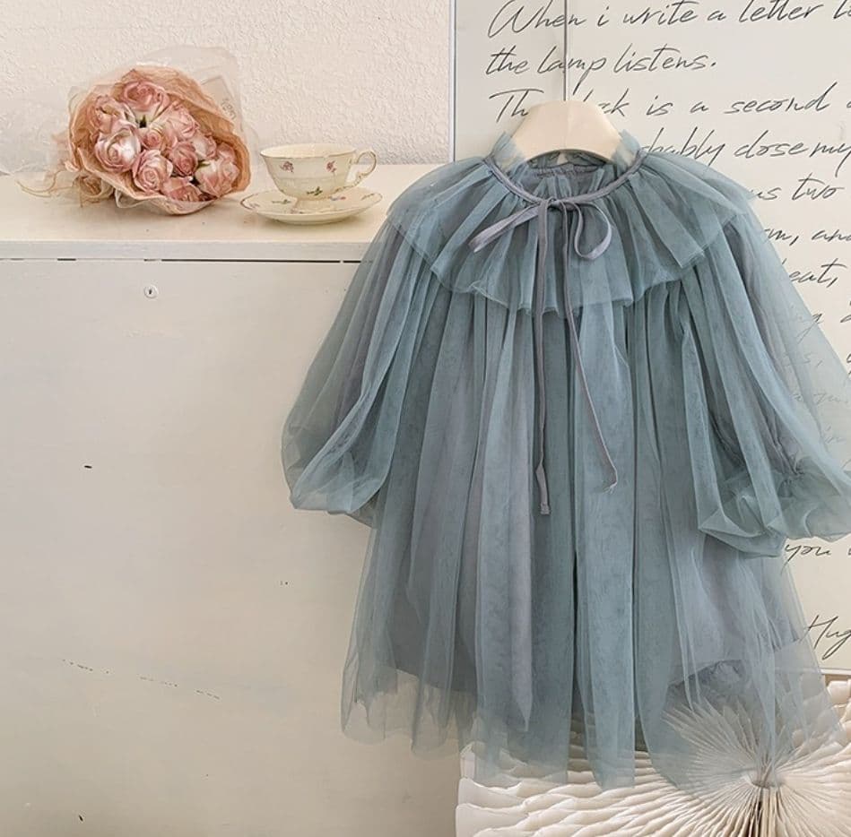 韓国子供服 リボン チュールドレス 誕生日 セレモニー 女の子 ベビー 結婚式