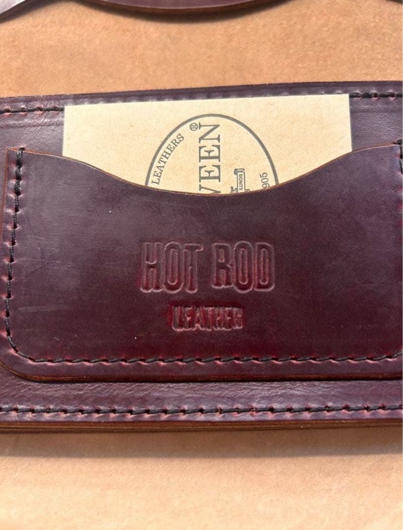 トラッカーウォレット クロムエクセル新 品バーガンディ