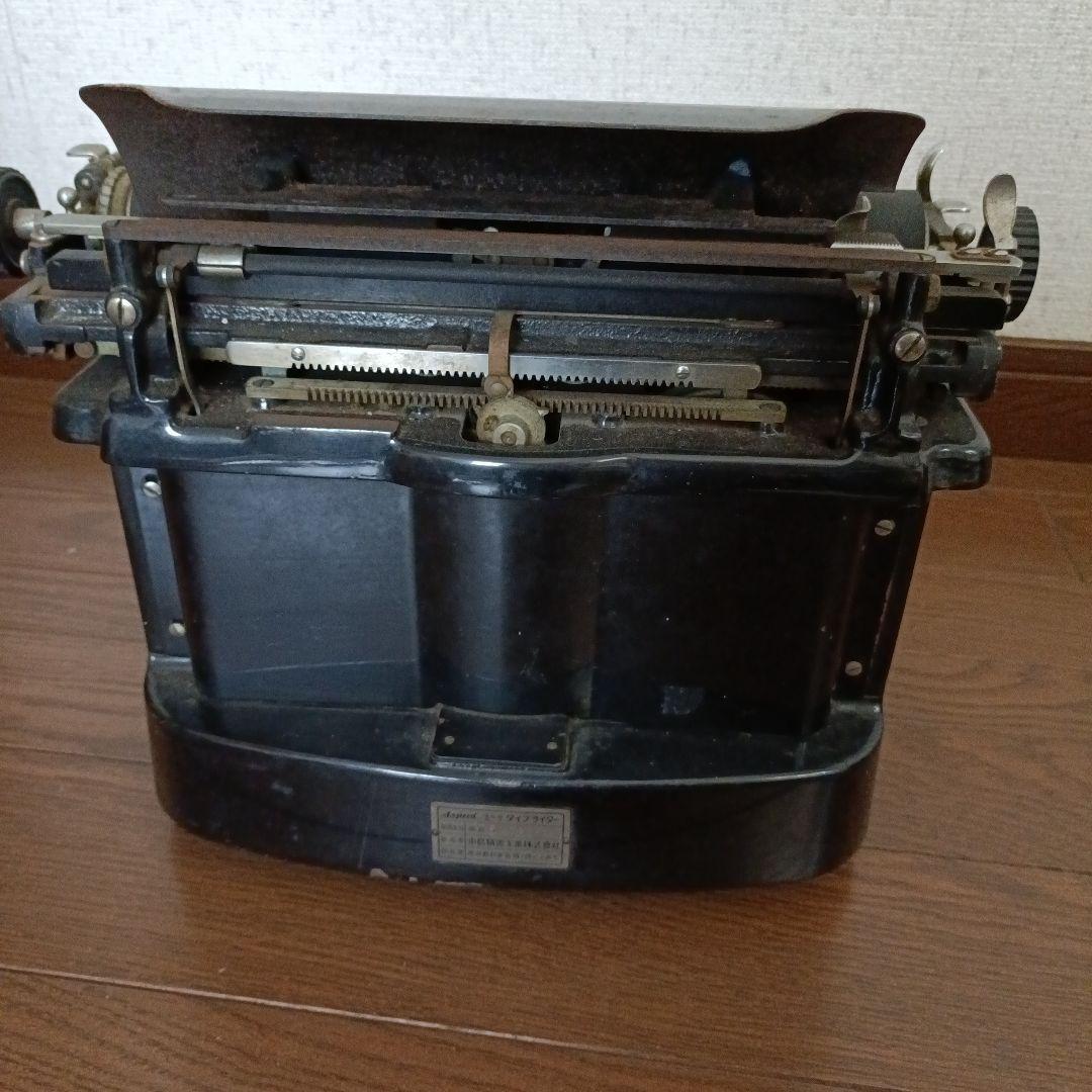 手動タイプライター 黒 ヴィンテージ□E517