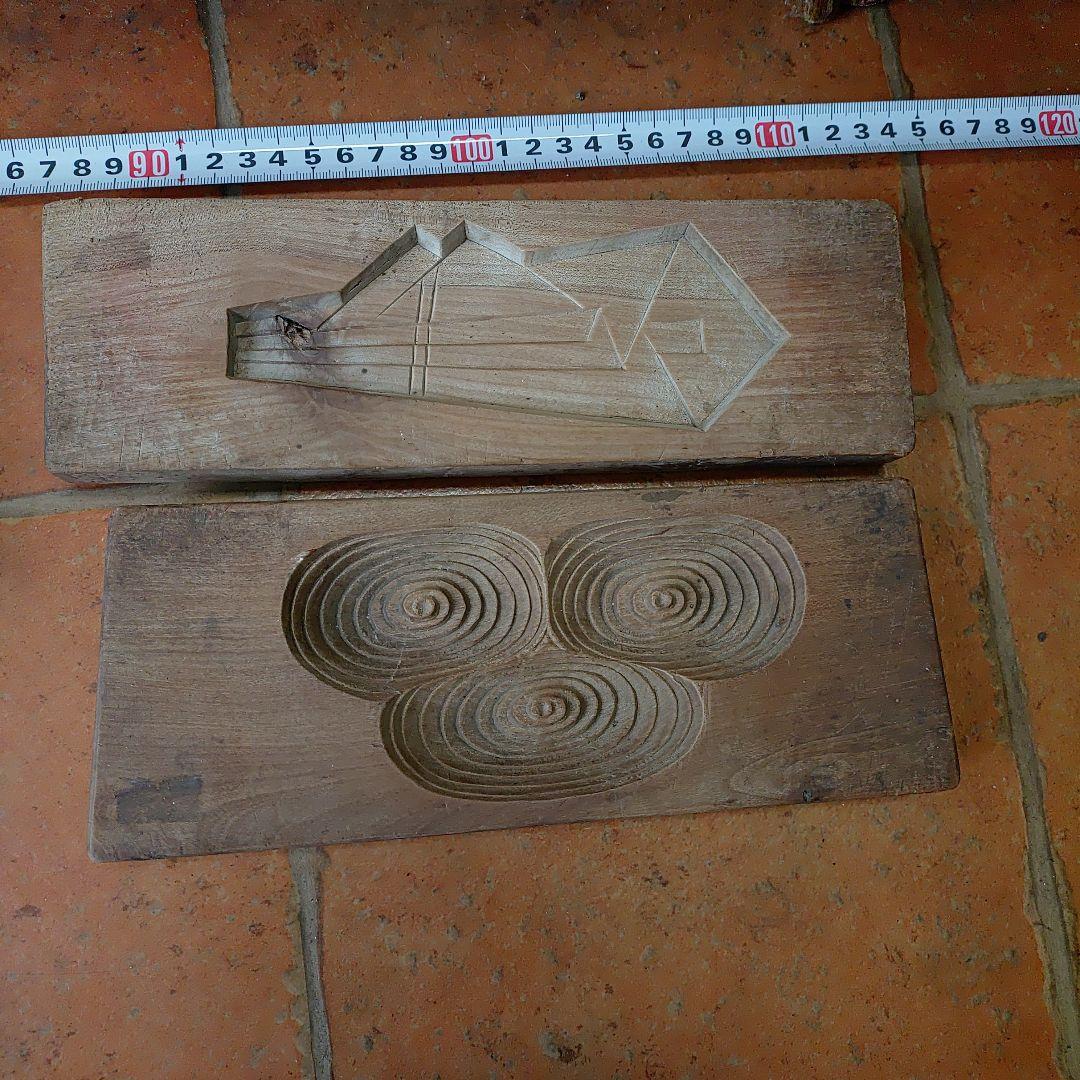 和菓子　型抜き　古い道具　アンティーク　レトロ　菓子道具　菓子用品