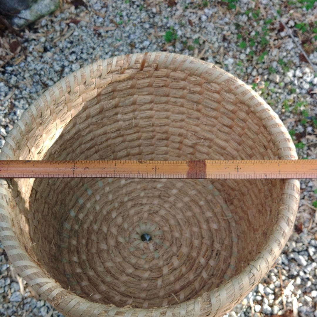 古民具　昭和レトロ　藁いずみ　飯つぐら　藁細工