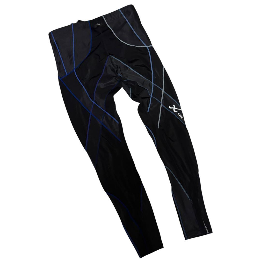 【美品】CW-X スポーツタイツ　サイズM　HZO639　ブルー