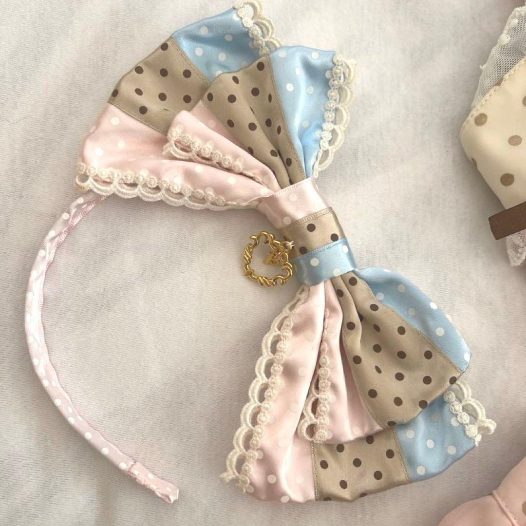 BABY♡Dot Mille-feuilleJSK♡ピンクxクリーム✕サックス